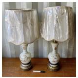 PAIR VINTAGE LAMPS
