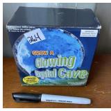 GLOWING CRYSTAL CAVE IN BOX