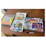 PARCHEESE, CAILLOU, JUMBLE PLUS GAMES GROUP