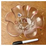 PINK GLASS BOWL