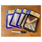 BLACK & BLUE MAGNET MIRRORS