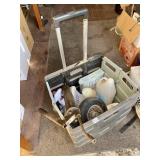 ROLLING CRATE AND CONTENTS