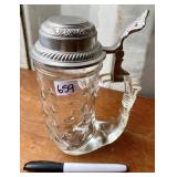 GLASS TANKARD