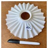 CRIMPED LAMP SHADE
