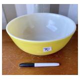 YELLOW VINTAGE PYREX MXING BOWL