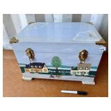 PAINTED WOOD BOX