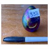 CARNIVAL GLASS EGG