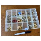 JEWELRY IN PLASTIC BIN