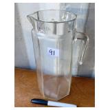 GLASS PITCHER