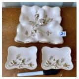 VINTAGE 3 PC PORCELAIN - JAPAN