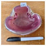 ART GLASS BOWL - PINK