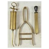 4 Pc Vintage Brass