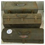 3 Steel Tool Boxes