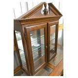 Walnut Wall Hanging Display Case