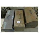 3 Steel Tool Boxes