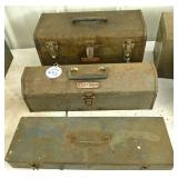 3 Steel Tool Boxes