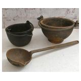Lead Pots & Ladle