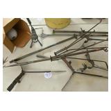 Assorted Lightening Rods & Parts