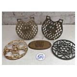 5 Cast Iron Stove Plates