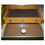 2 Table Top Display Cases.