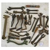 Table Of Vintage Tools