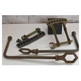 4 John Deere Tip Wrenches & Wagon Clevis