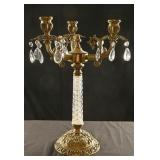 A Gilt Metal Candelabra