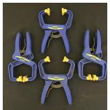 4 Irwin 'Quick-Grip' Clamps