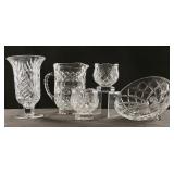 5 Pc European Lead Crystal