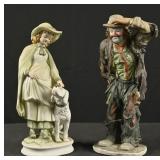 Pair Bisque Figures