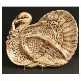 An Artist Decorated Turkey Tray