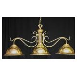 A Brass Pool Table Lamp