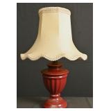 A Pottery Boudoir Lamp,