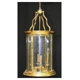 A Brass Entry Lamp