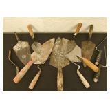 13 Assorted Masonry Tools