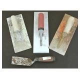 4 Masonry Trowels