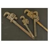 4 Adjustable Pipe Wrenches