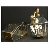 Pair Matching Outdoor Sconces