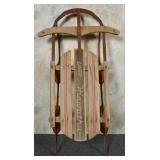 Hiawatha Wooden Sled