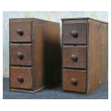 Antique Sewing Machine Drawers