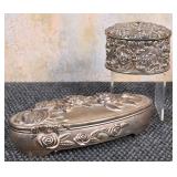 Two Victorian Style Jewelry Boxes