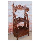 Mahogany Etegere