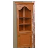 Corner Oak Hutch