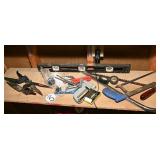 Assorted hand and garden tools