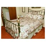 Victorian Brass & Iron Bed.
