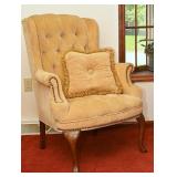 Early American Style Wing Back Arm Chair