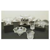 7Pc Set of Colorado Pattern Glass