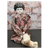 A Victorian China Head Doll