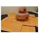 Asian Baskets & Place Mats