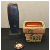 3 Pc Decorative Art & Pottery